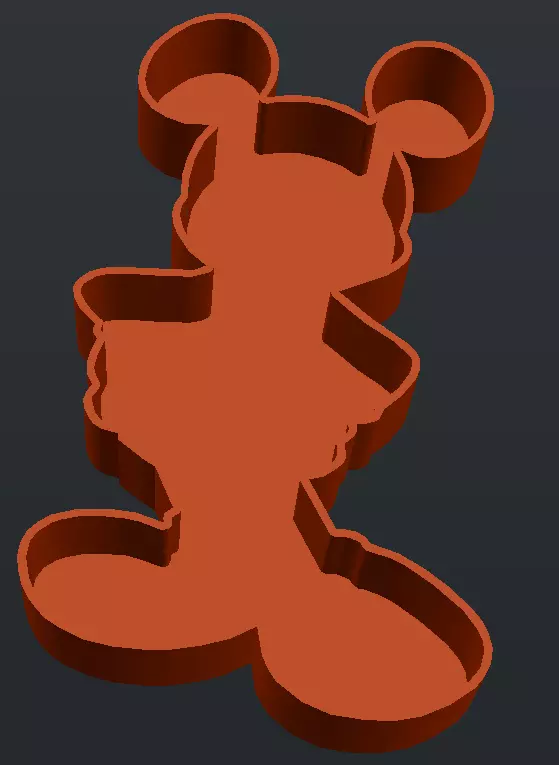Mickey mouse form 3D print model