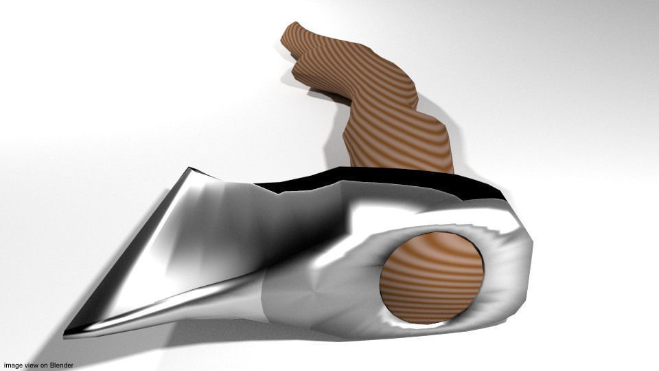 Battle Axe - Malay Kapak Kecil 3D model_1