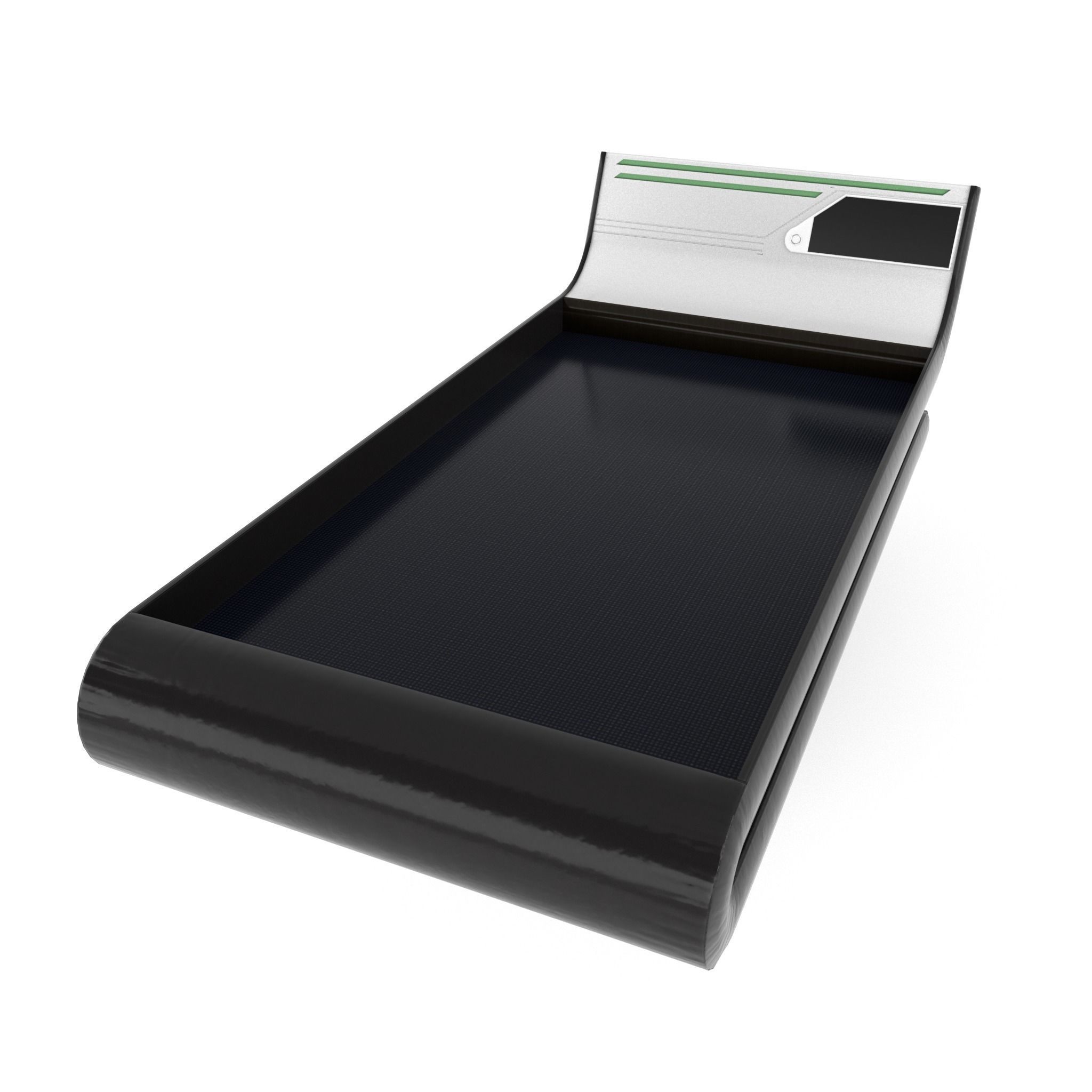 bed sci-fi Low-poly 3D model_3