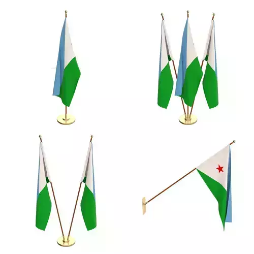 Djibouti Flag Pack