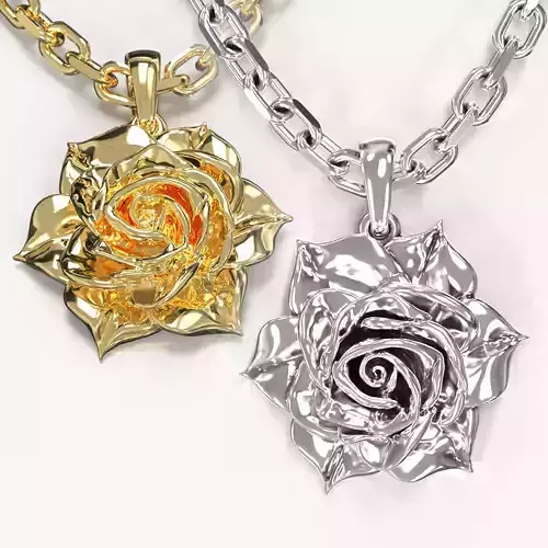Rose pendant