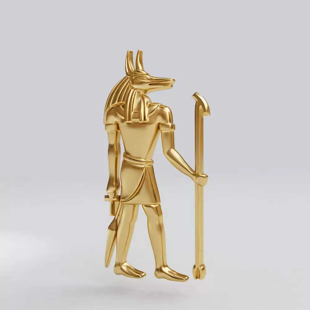 Egyptian god - Anubis - Excellent for jewelry 3D print model_0