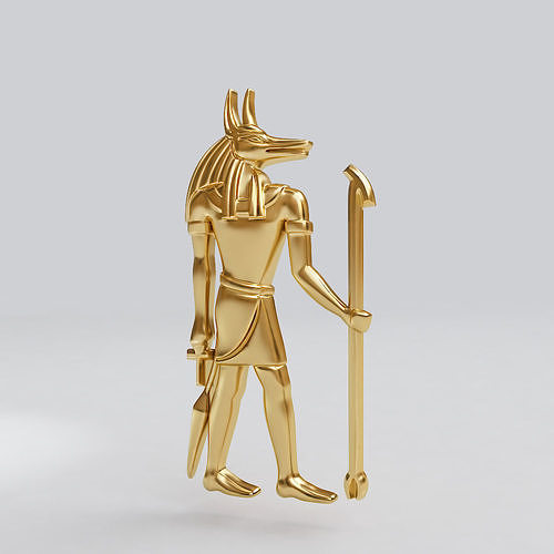 Egyptian god - Anubis - Excellent for jewelry 3D print model