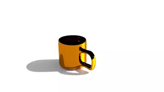 Golden coffee Mug
