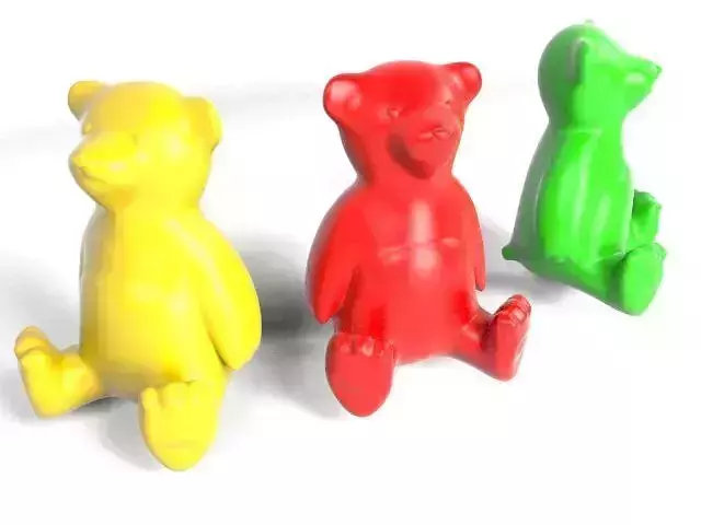 Teddy Bear Mold Cast 3D print model