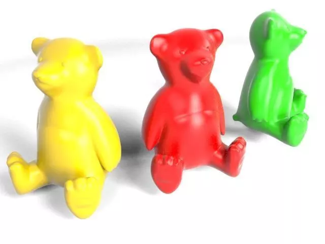Teddy Bear Mold Cast 3D print model_0