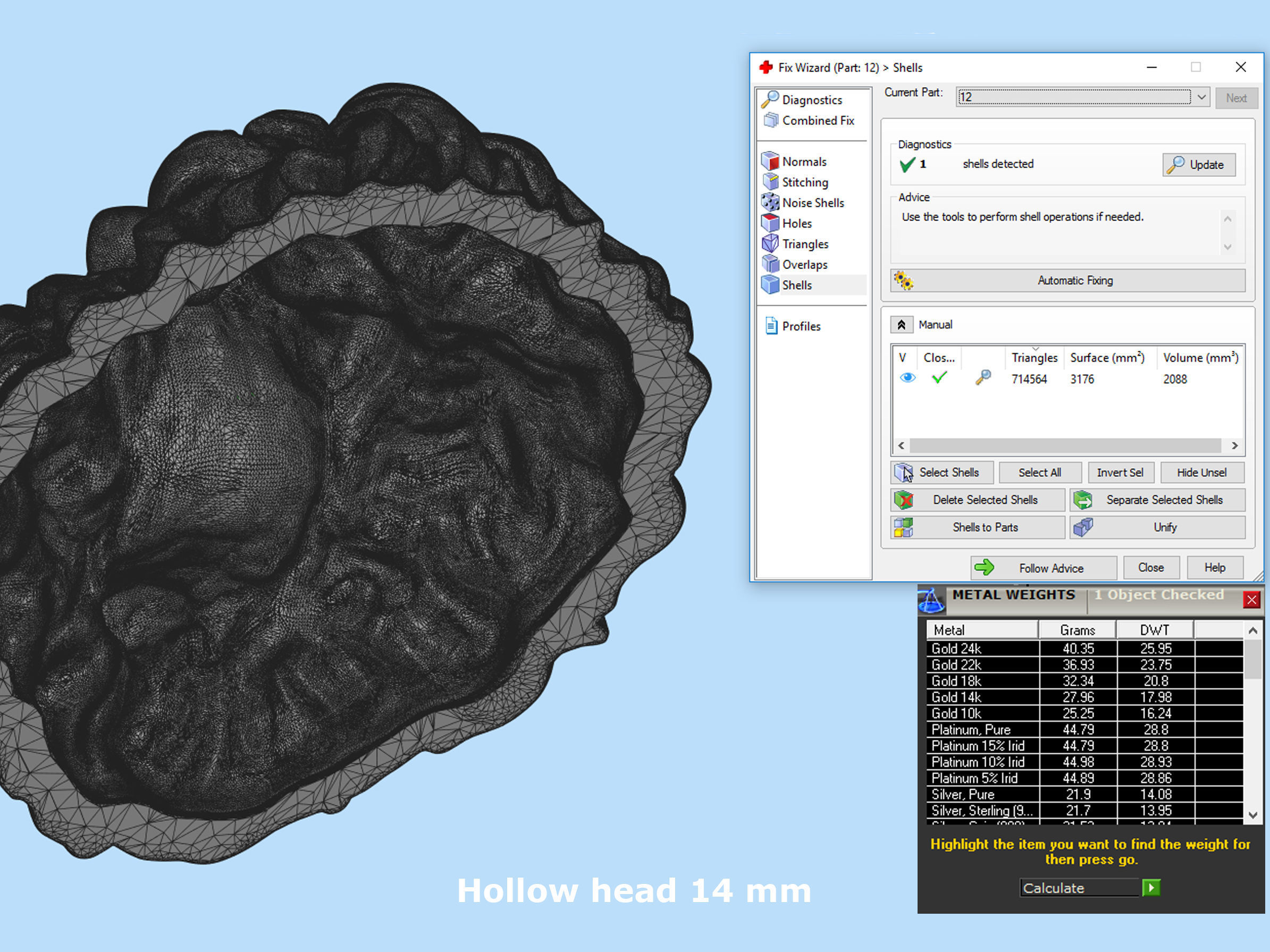 Roaring Lion Head 3D print model_11