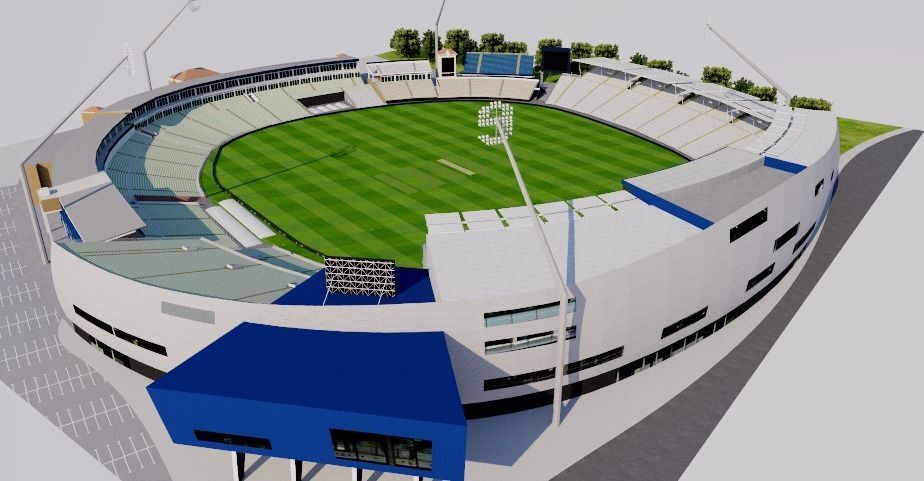 Edgbaston Cricket Ground - Birmingham 3D model_2