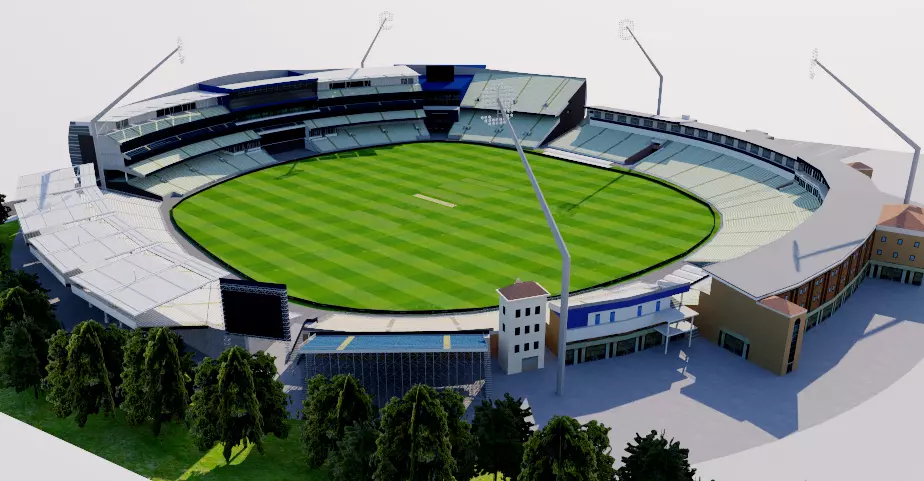 Edgbaston Cricket Ground - Birmingham 3D model_0