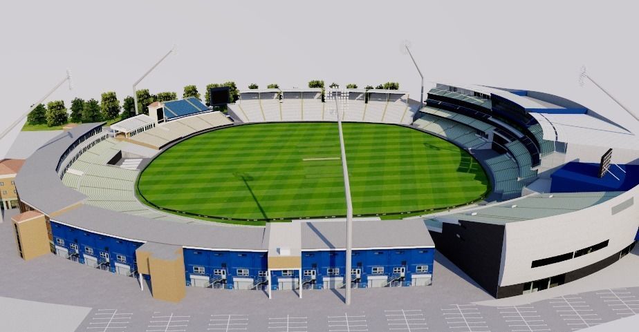 Edgbaston Cricket Ground - Birmingham 3D model_1