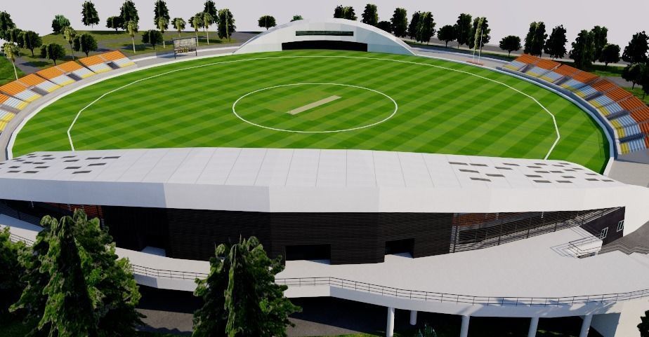 Guanggong International Cricket Stadium - China 3D model_7