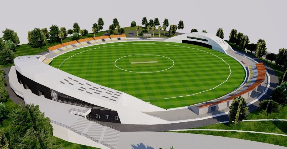 Guanggong International Cricket Stadium - China 3D model_1