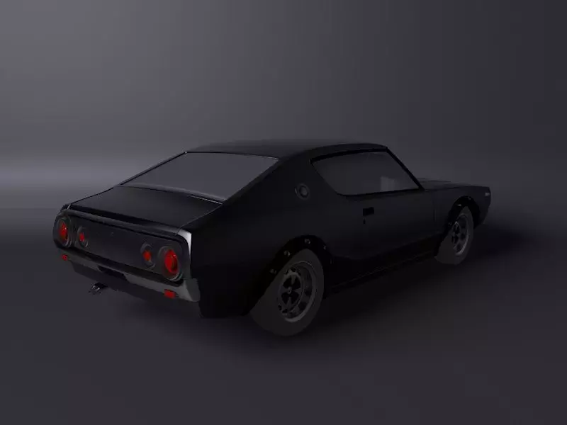 datsun 240k Free 3D model_0