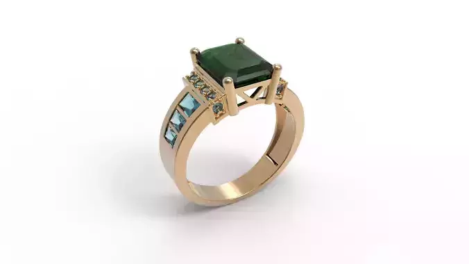 Emerald  Princess ring