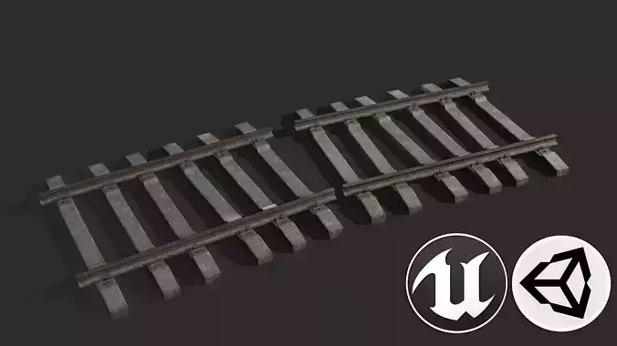 Rails railroad tracks