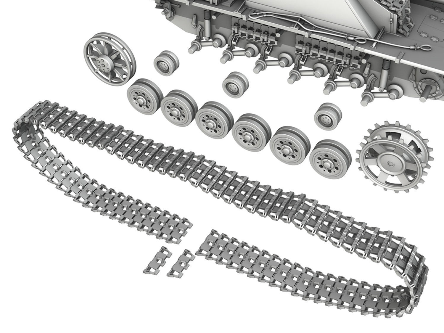 StuG III  Ausf G Mid Production 3D model_9