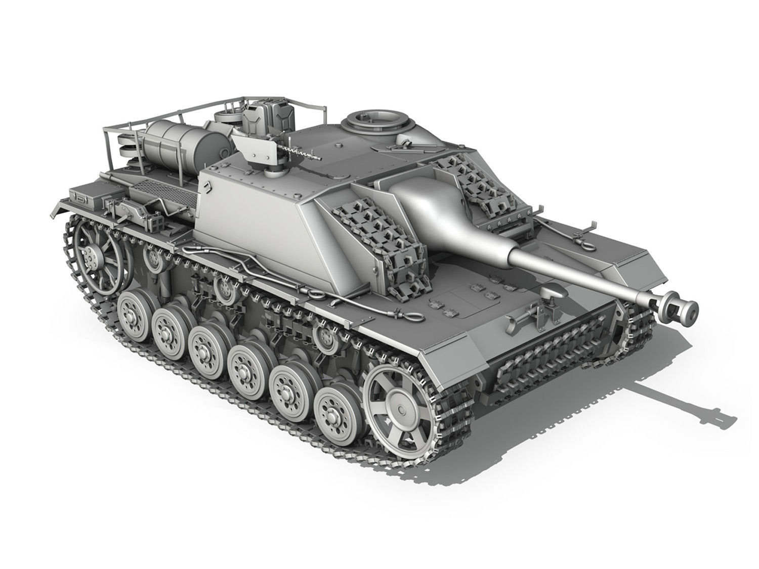 StuG III  Ausf G Mid Production 3D model_7