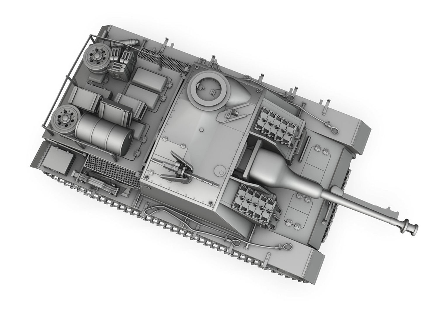 StuG III  Ausf G Mid Production 3D model_8