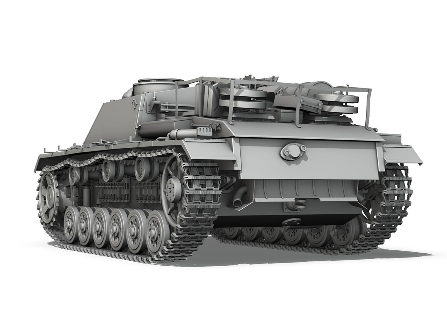 StuG III  Ausf G Mid Production 3D model_5