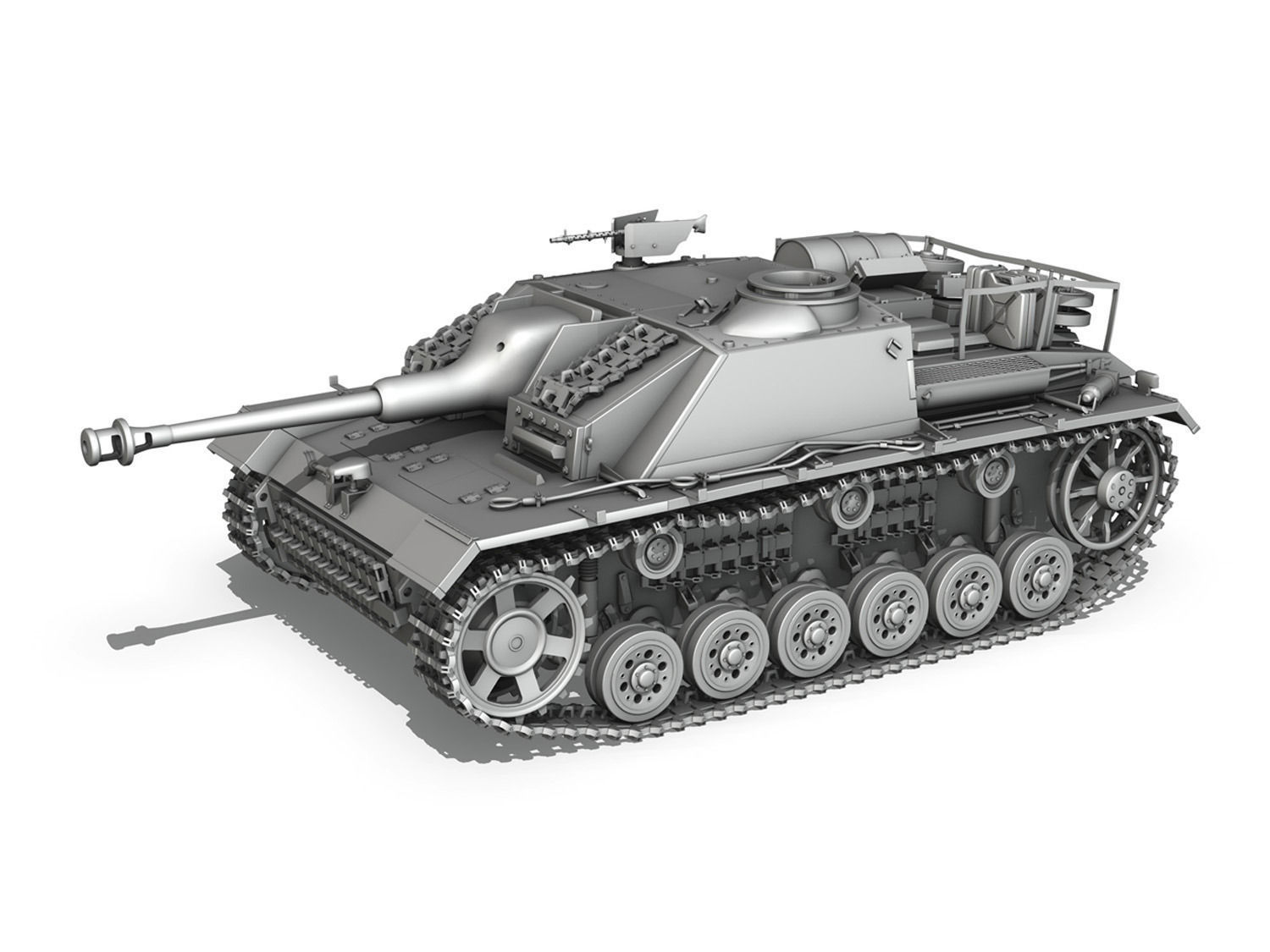 StuG III  Ausf G Mid Production 3D model_2