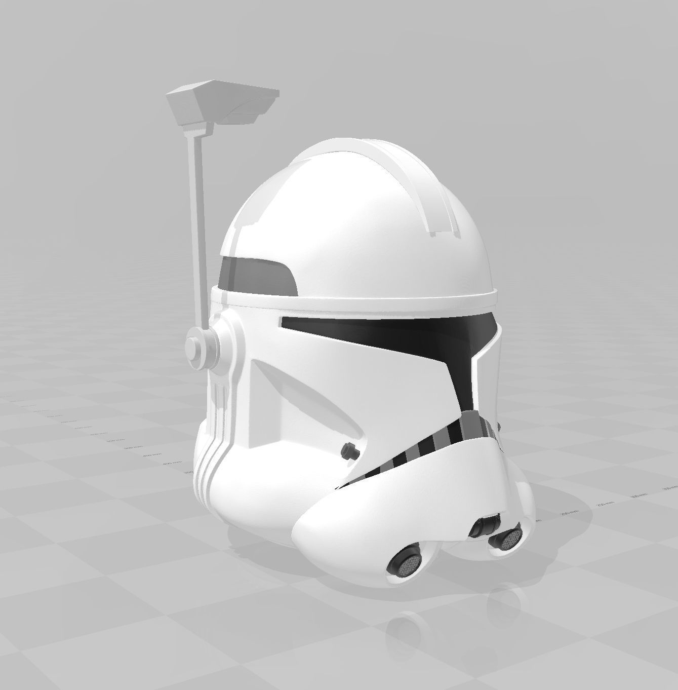 Star Wars Captain Rex Phase II Helmet 3D print model_7