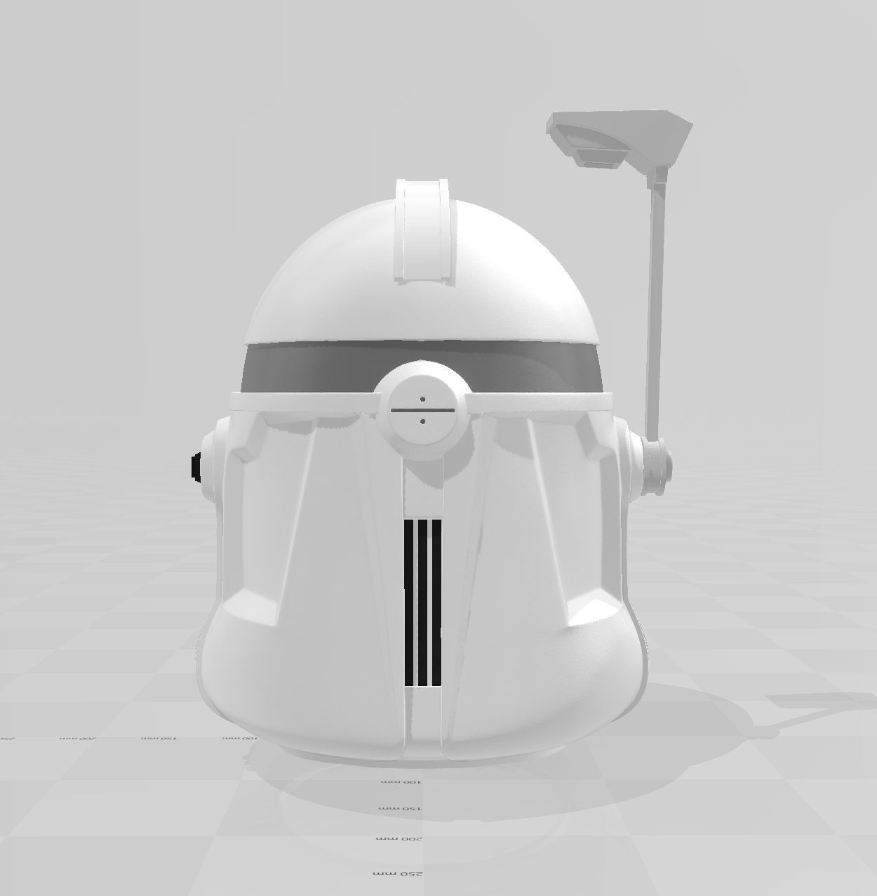 Star Wars Captain Rex Phase II Helmet 3D print model_4