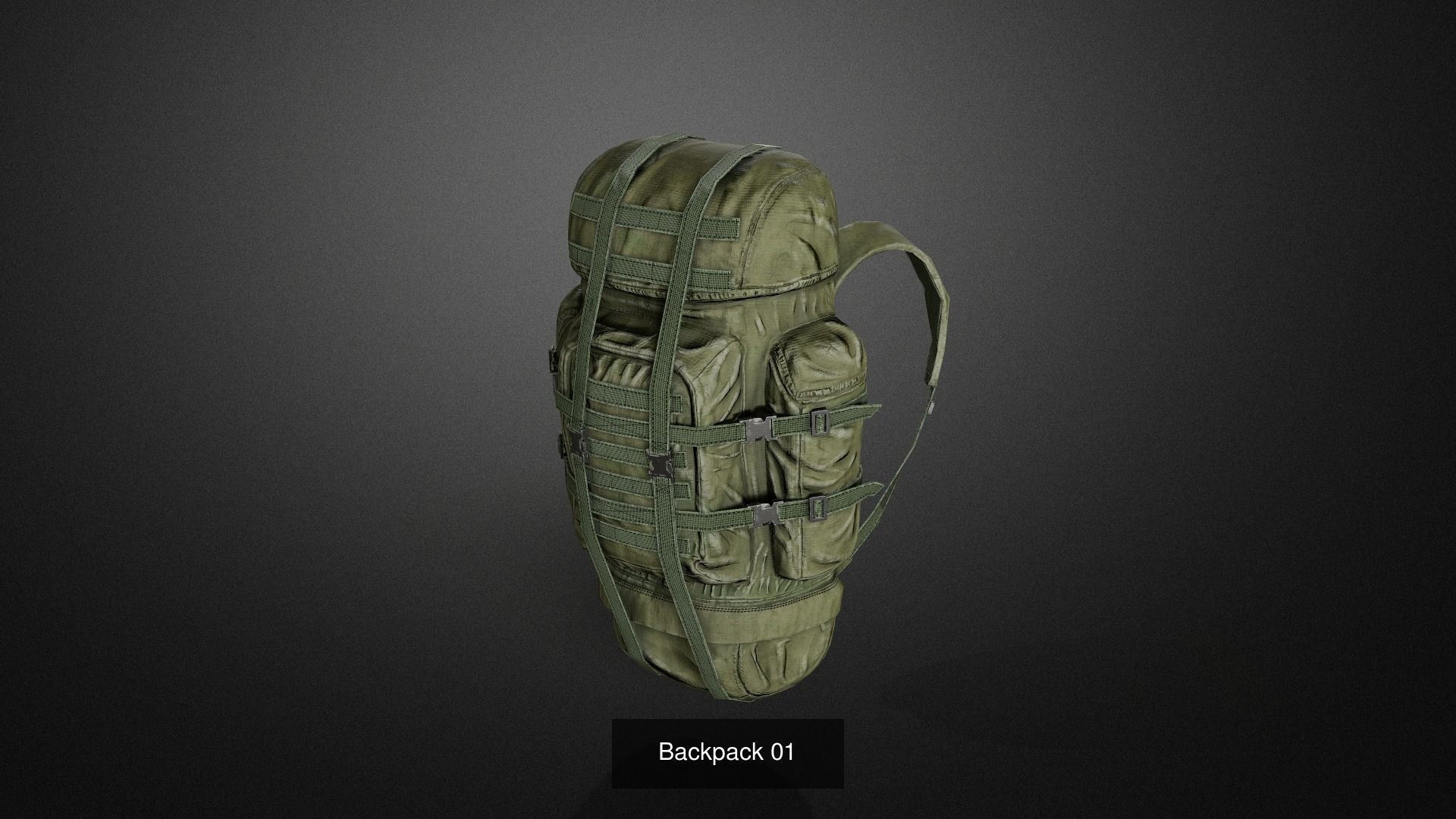 Military gear pack 3D Model Collection_4
