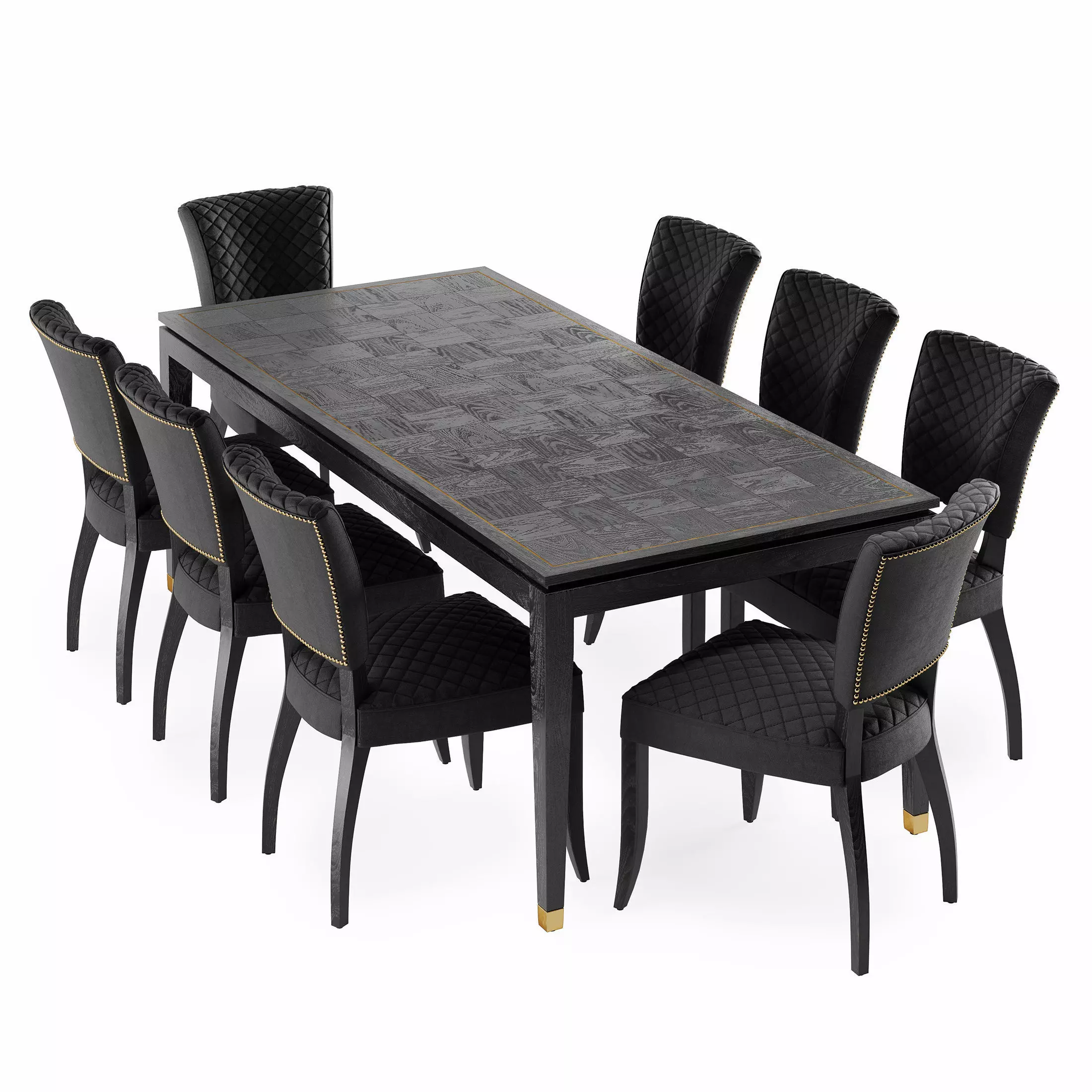 Hermitage Dining Table 3D model_0