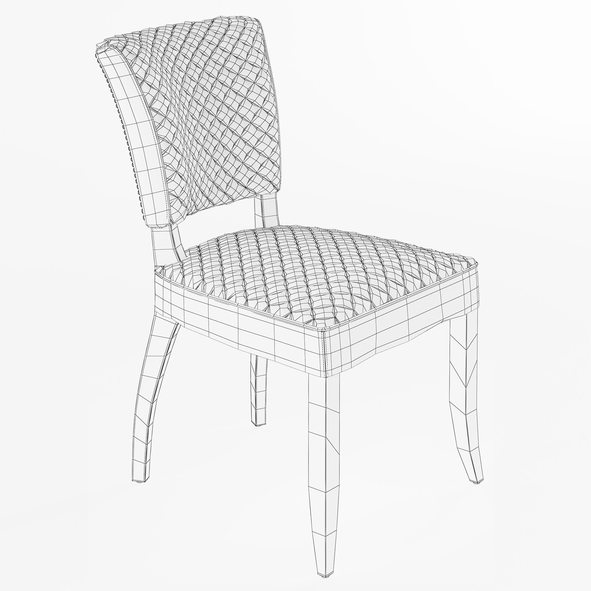 Hermitage Dining Table 3D model_16