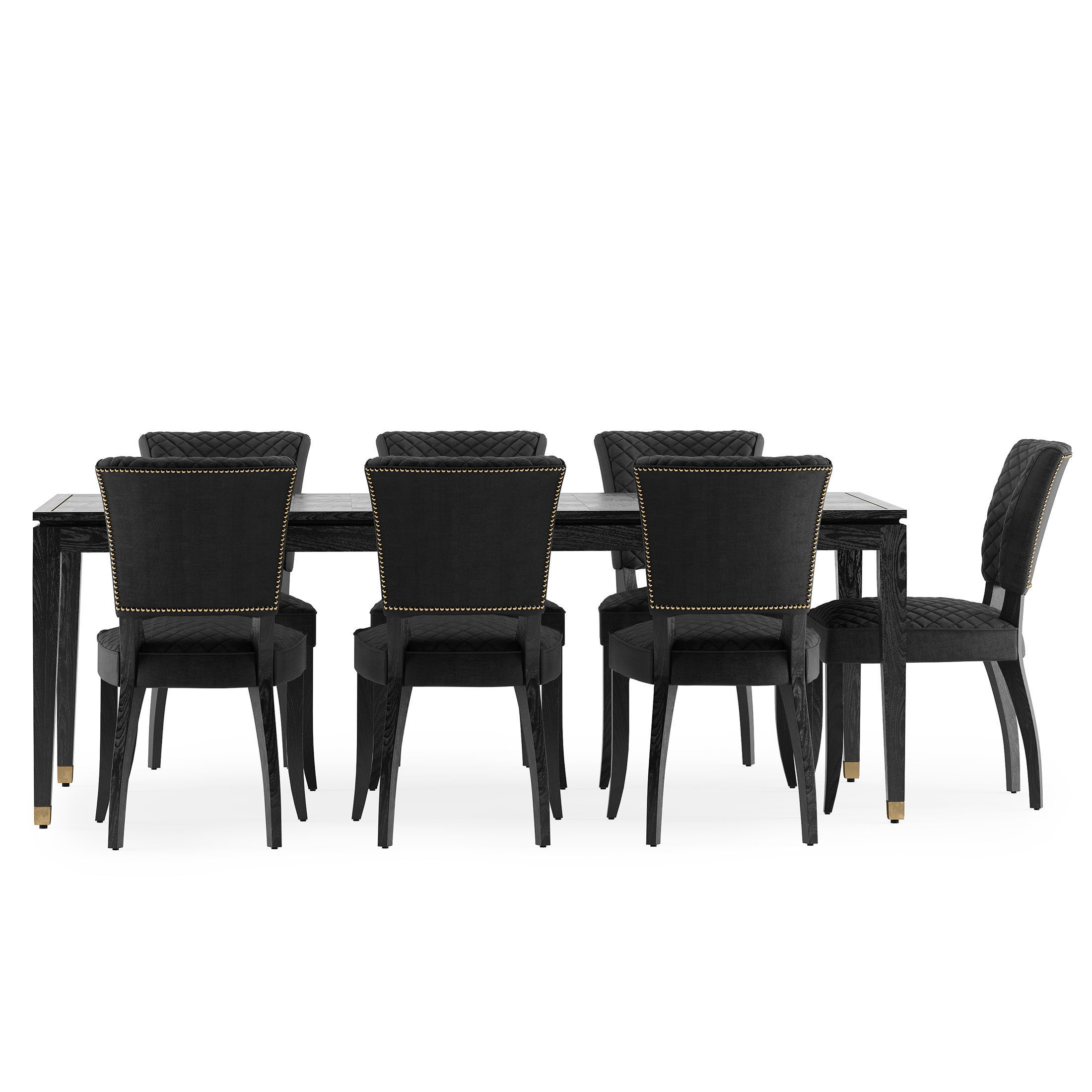 Hermitage Dining Table 3D model_4