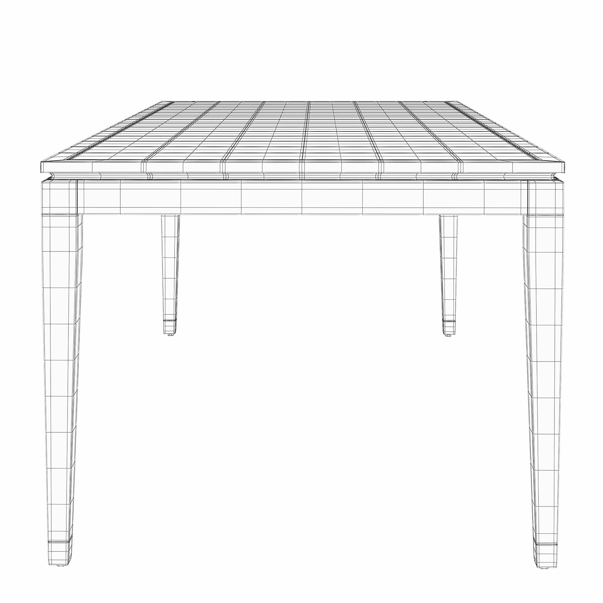 Hermitage Dining Table 3D model_13