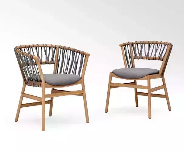 Potocco Mali chair 920 and Mali armchair 920