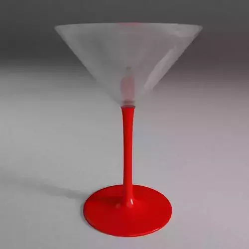 1980s Martini Glass