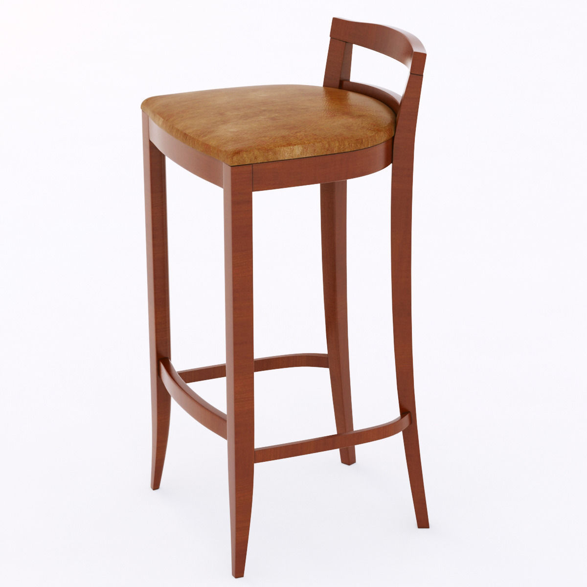 bar stool 3D model_3