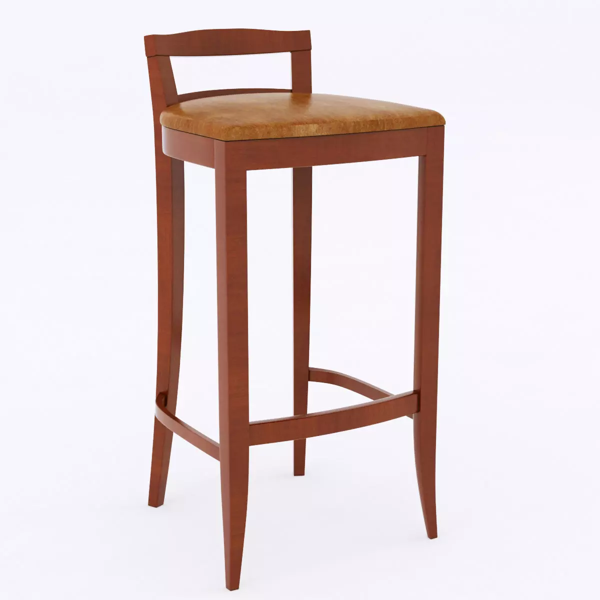 bar stool 3D model_0
