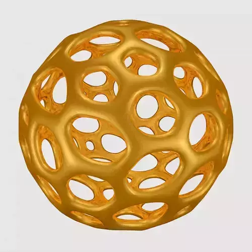 Sphere Ball Voronoi Free 3d Print Model by KTkaRAJ