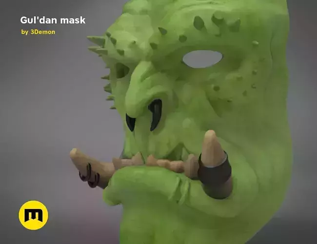 Guldan mask - World of Warcraft 3D print model