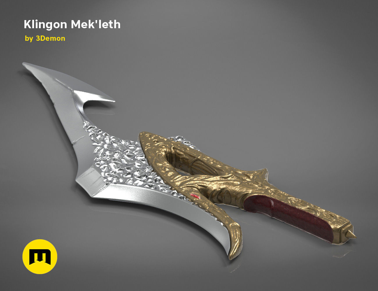 Klingon Mekleth - Star Trek 3D print model_5