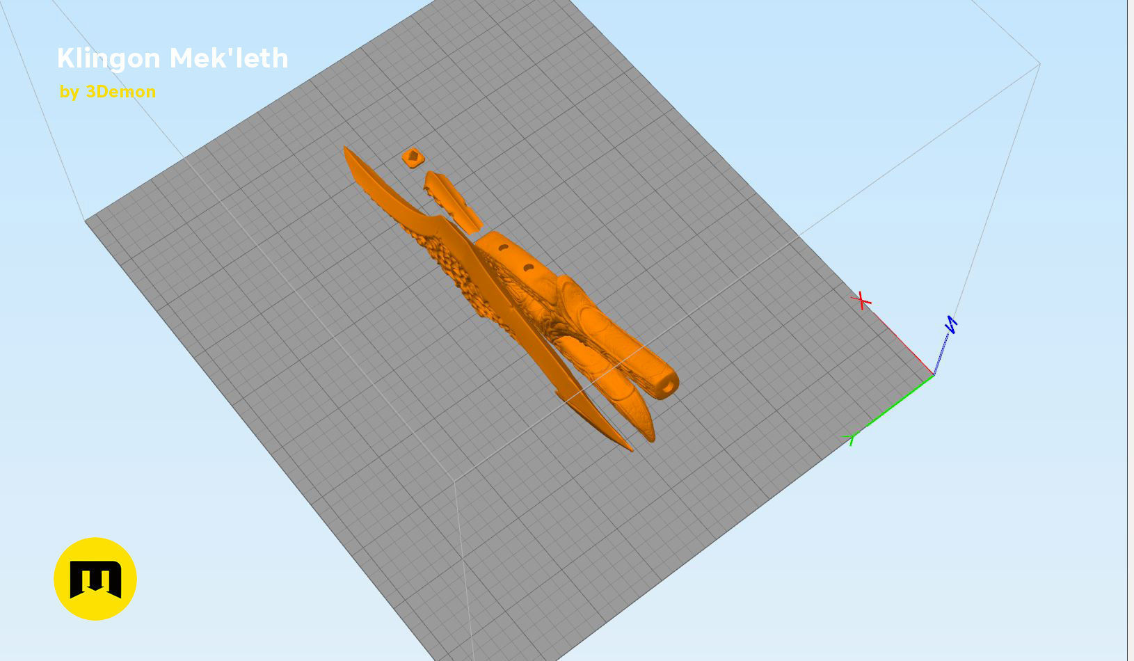 Klingon Mekleth - Star Trek 3D print model_9