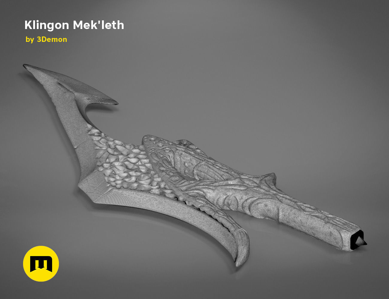 Klingon Mekleth - Star Trek 3D print model_6