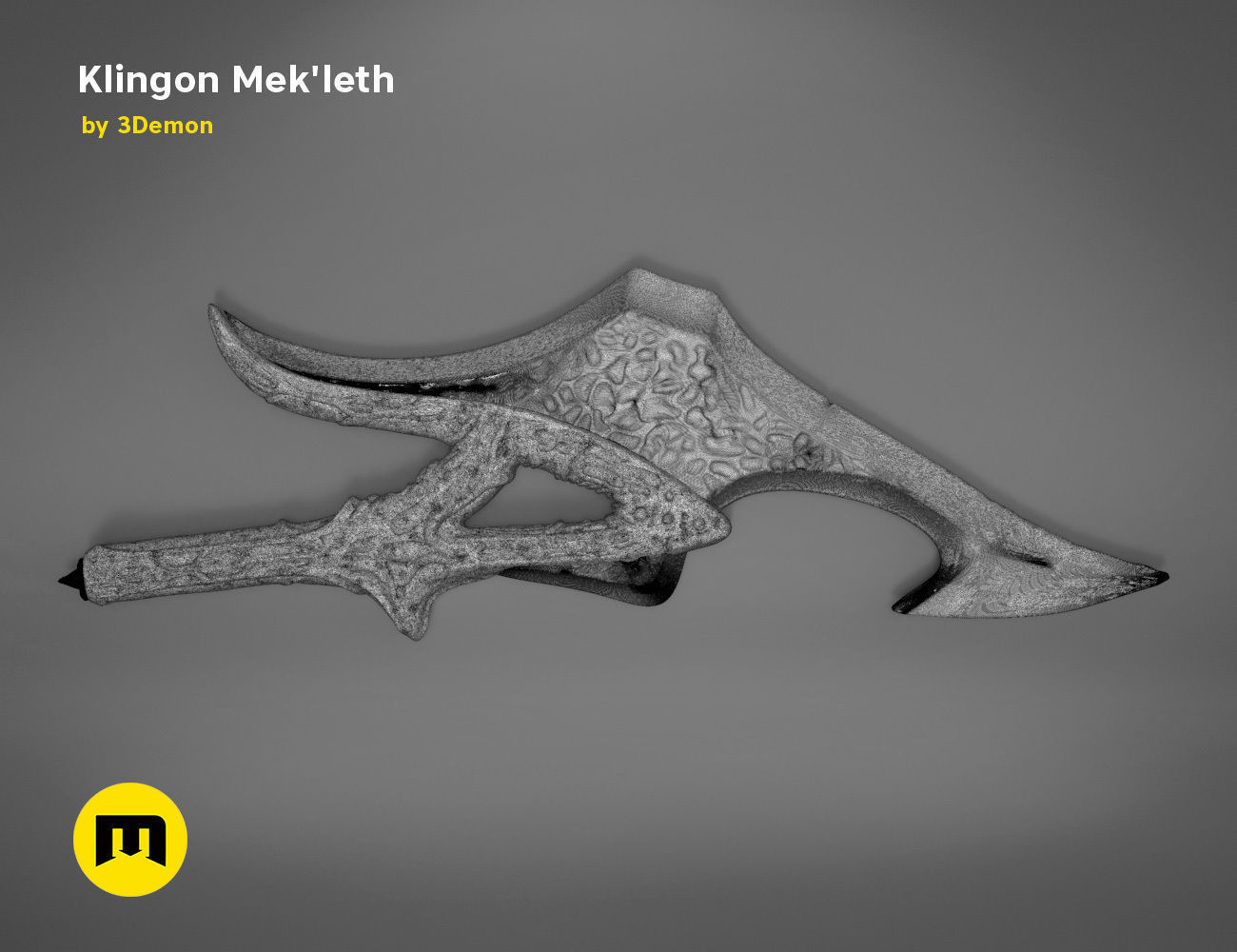 Klingon Mekleth - Star Trek 3D print model_7