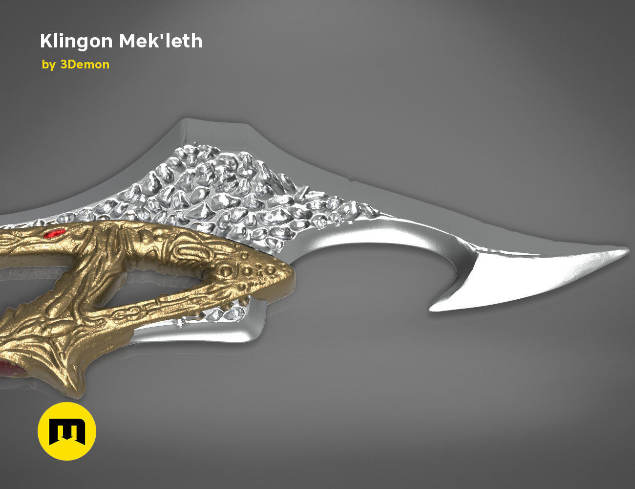 Klingon Mekleth - Star Trek 3D print model_4