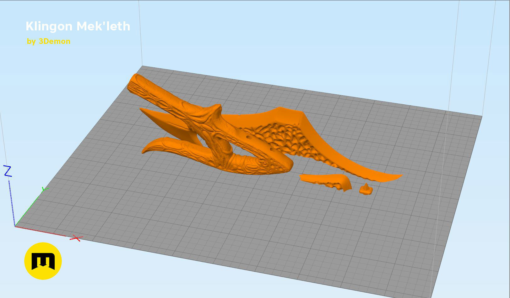 Klingon Mekleth - Star Trek 3D print model_8