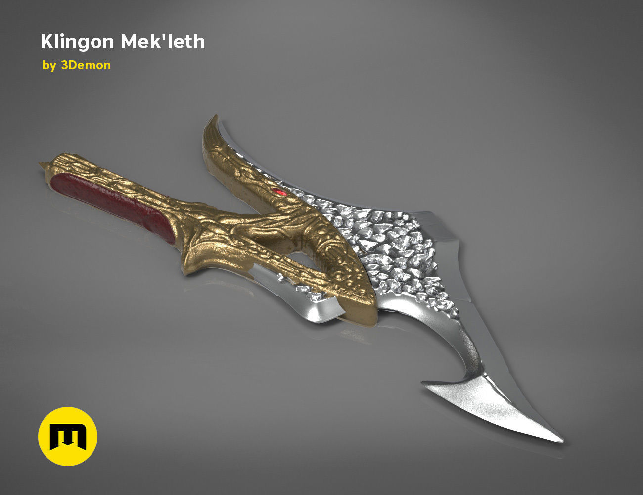 Klingon Mekleth - Star Trek 3D print model_3