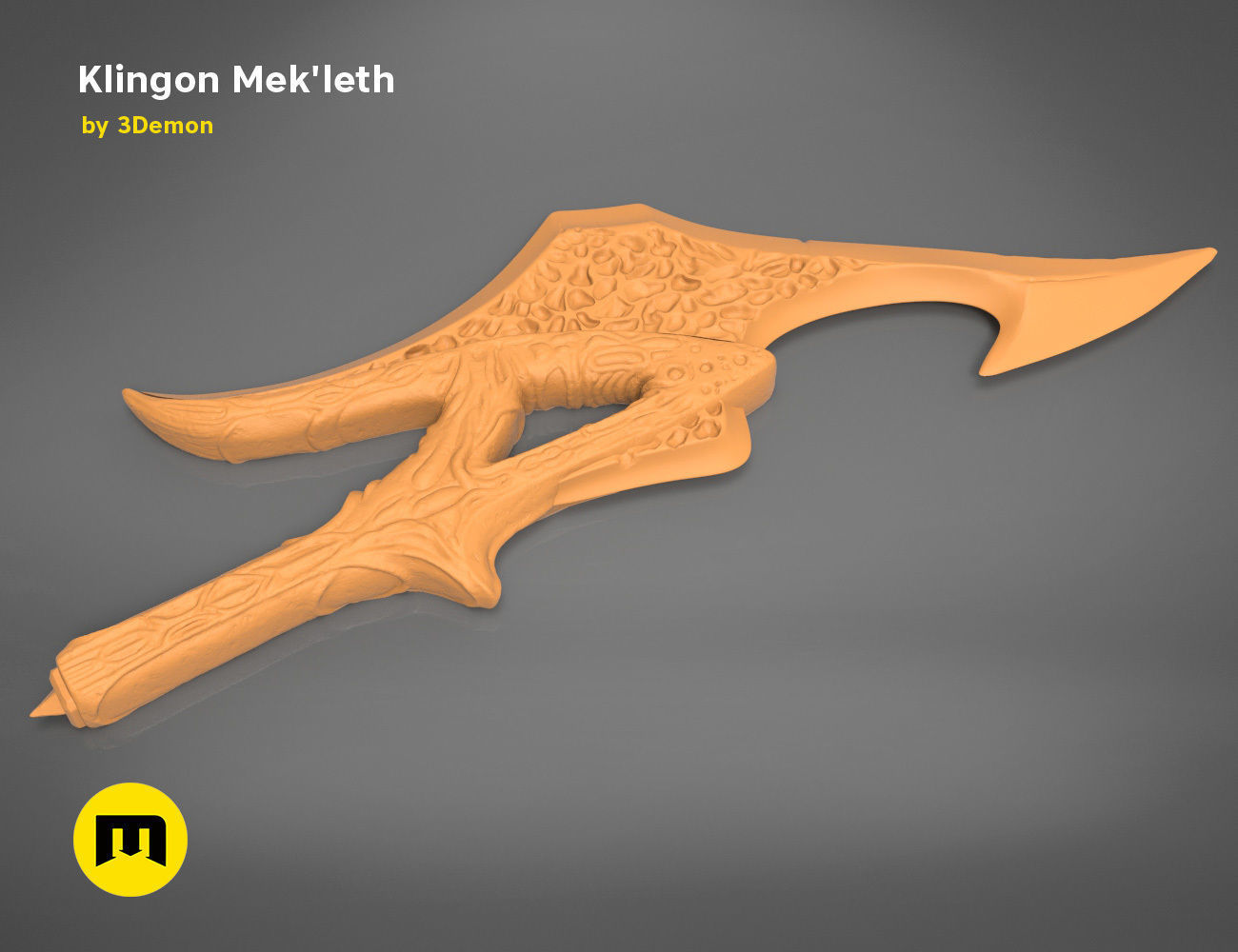Klingon Mekleth - Star Trek 3D print model_10