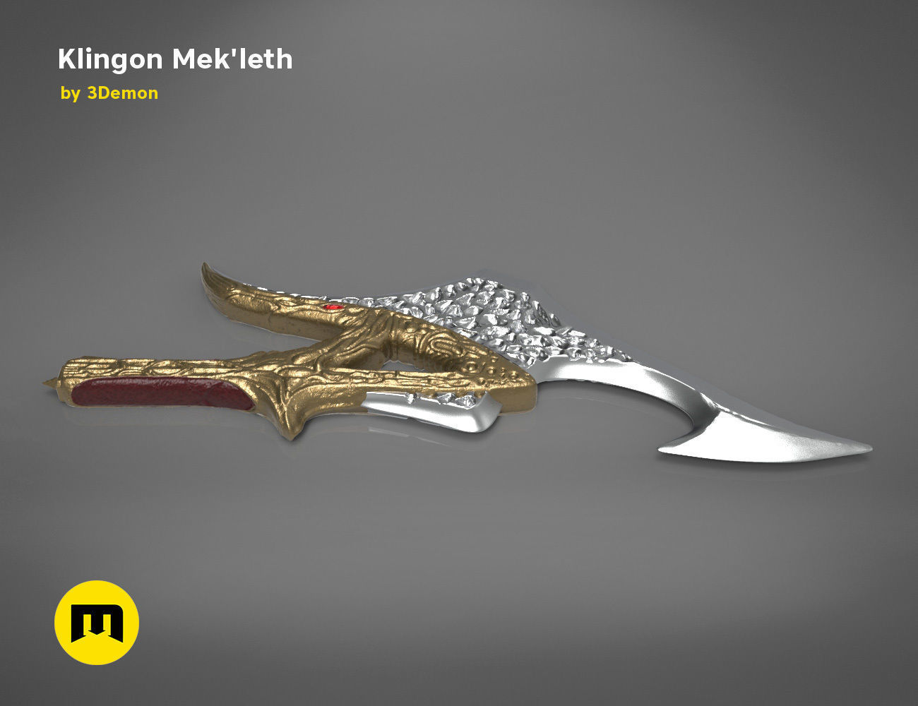 Klingon Mekleth - Star Trek 3D print model_2
