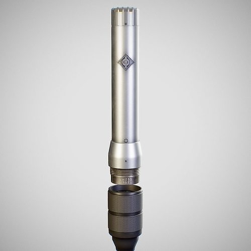Microphone - Neumann KM253 Low-poly 3D model