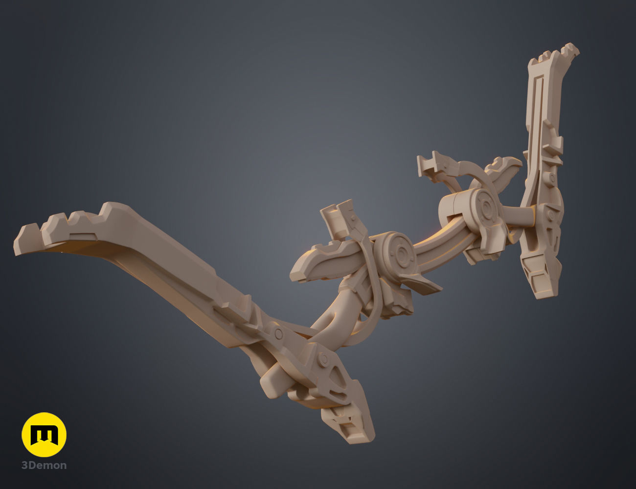 Aloy compound bow Horizon Zero Dawn 3D print model_12