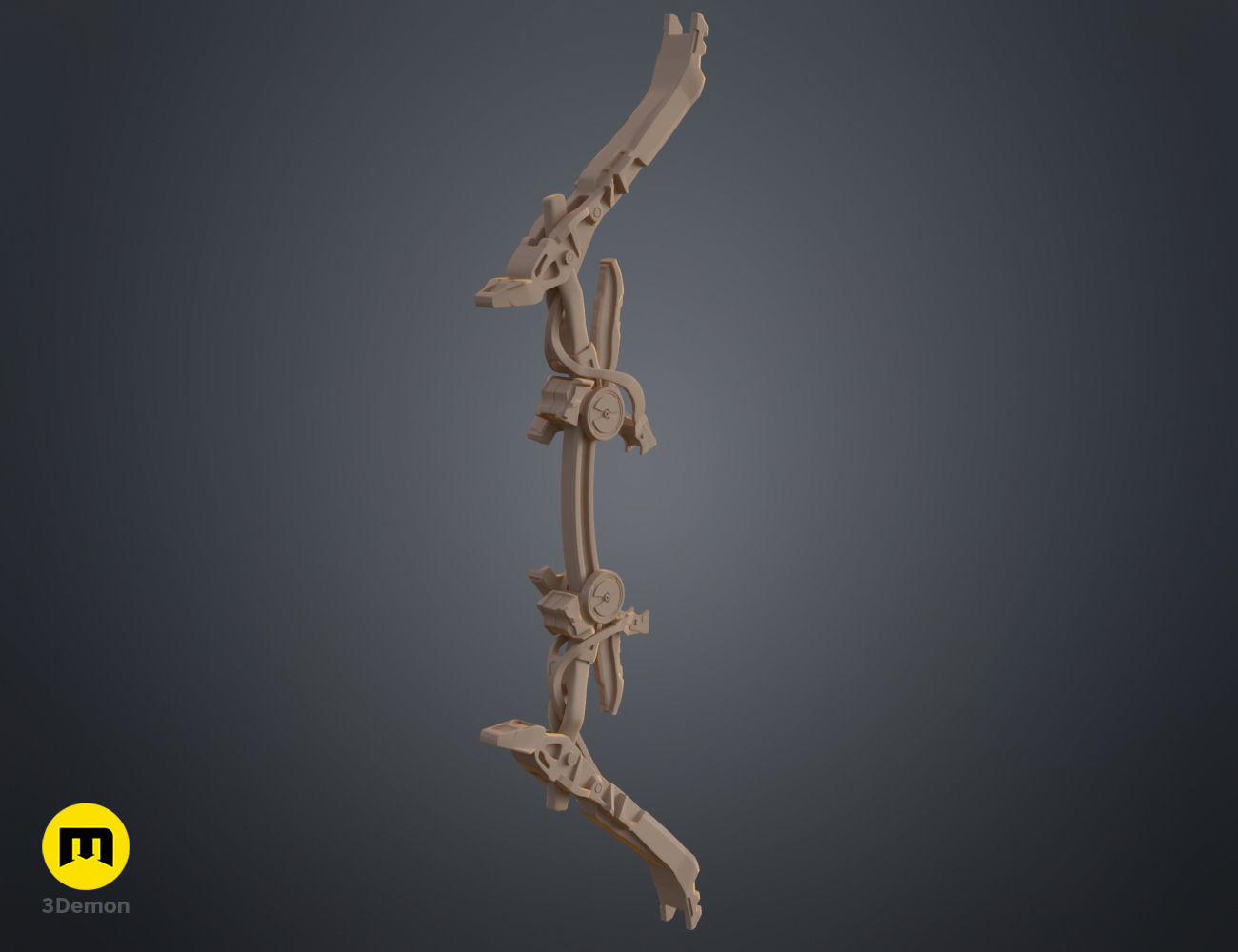 Aloy compound bow Horizon Zero Dawn 3D print model_8
