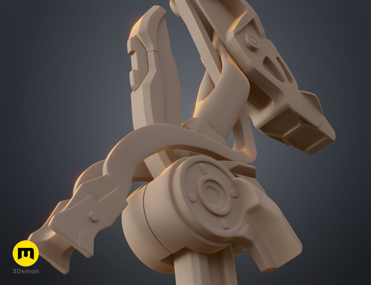 Aloy compound bow Horizon Zero Dawn 3D print model_10